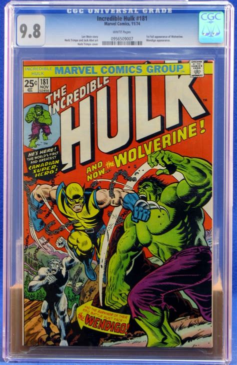 the hulk 181|hulk 181 worth.